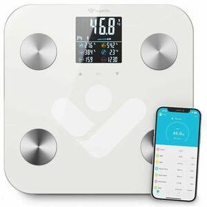 TrueLife FitScale W6 BT, diagnosztiaki személyi mérleg, fehér kép