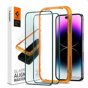 Edzett üveg Spigen tR Align Master for Apple iPhone 14 Pro Max, 2 darab kép