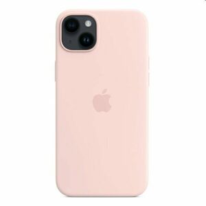 Apple iPhone 14 Plus Silicone Case with MagSafe, chalk pink kép