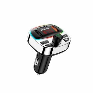 Dudao R2PRO Plus Bluetooth Transmitter autós töltő, fekete/ezüst kép