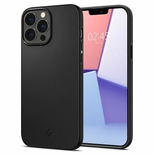 Spigen Thin Fit szilikon tok iPhone 13, fekete (ACS03677) kép