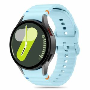 Tech-Protect Silicone Sport szíj Samsung Galaxy Watch 4 / 5 / 5 Pro / 6 / 7 / FE, sky blue kép