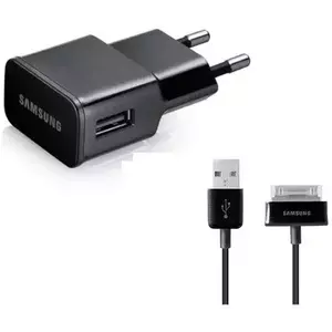 Töltő Samsung ETA-0U90 black bulk 2A + ECC1DP Tablet cable () kép