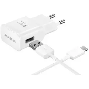 Töltő Samsung EP-TA20EW bulk 2A fast + ECB-DN930CW USB-C white charger () kép