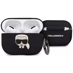 Tok Karl Lagerfeld KLACAPSILGLBK AirPods Pro cover black Silicone Ikonik (KLACAPSILGLBK) kép