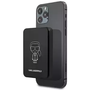 Karl Lagerfeld Powerbank KLPBMSOIBK 3000mAh MagSafe (KLPBMSOIBK) kép