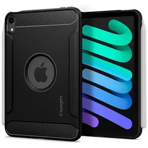 Tok Spigen Rugged Armor, black - iPad mini 6 2021 (ACS03764) kép