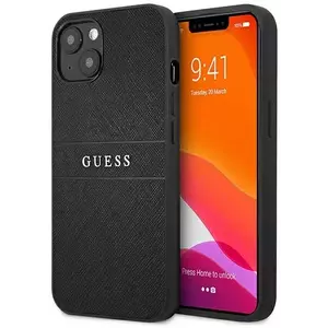 Tok Guess GUHCP13SPSASBBK iPhone 13 mini 5, 4" black Saffiano Strap (GUHCP13SPSASBBK) kép