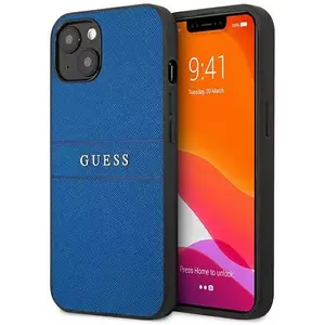 Tok Guess GUHCP13SPSASBBL iPhone 13 mini 5, 4" blue Saffiano Strap (GUHCP13SPSASBBL) kép