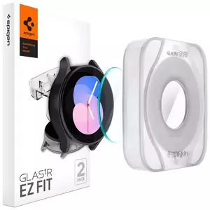 TEMPERED KIJELZŐVÉDŐ FÓLIA SPIGEN GLAS.TR ”EZ-FIT” 2-PACK GALAXY WATCH 4 / 5 (40 MM) (AGL05340) kép