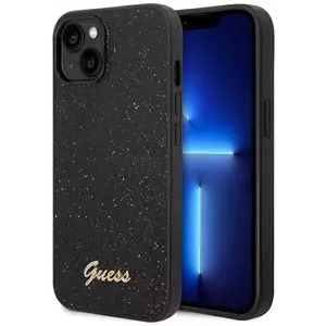 Tok Guess GUHCP14SHGGSHK iPhone 14 6, 1" black hard case Glitter Script (GUHCP14SHGGSHK) kép