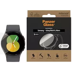 TEMPERED KIJELZŐVÉDŐ FÓLIA PanzerGlass Galaxy Watch Classic 5 40mm Screen Protection Antibacterial 3674 (3674) kép