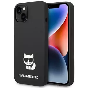 Tok Karl Lagerfeld KLHCP14SSLCTBK iPhone 14 6, 1" hardcase black Silicone Choupette Body (KLHCP14SSLCTBK) kép