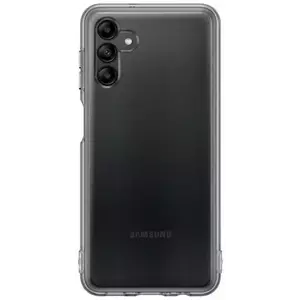 Tok Samsung Galaxy A04s black Soft Clear Cover (EF-QA047TBEGWW) kép