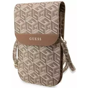 Guess Bag GUWBHGCFSEW brown GCube Stripe (GUWBHGCFSEW) kép