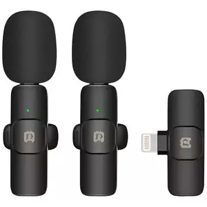 Mikrofon Wireless microphone Puluz PU3150B Lavalier Type Wireless microphone Puluz PU3151B Lavalier Type Lightning kép