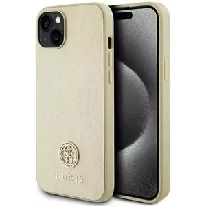 Tok Guess GUHCP15MPS4DGPD iPhone 15 Plus 6.7" gold hardcase Strass Metal Logo (GUHCP15MPS4DGPD) kép