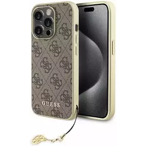 Tok Guess GUHCP15XGF4GBR iPhone 15 Pro Max 6.7" brown hardcase 4G Charms Collection (GUHCP15XGF4GBR) kép