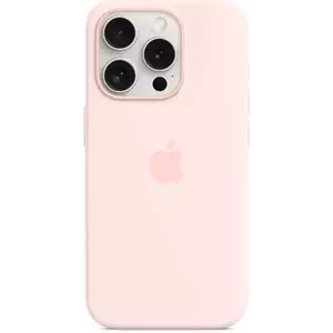 Tok Apple iPhone 15 Pro Silicone Case with MS - Light Pink kép