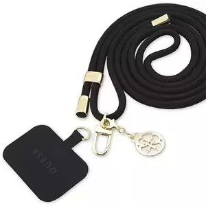 medál Guess GUOUCNMG4EK Universal CBDY Cord Strap black Nylon 4G Metal Charm (GUOUCNMG4EK) kép