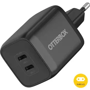 Töltő OTTERBOX STANDARD EU WALL CHARGER 65W/GAN - 1X USB-C 45W + 1X USB-C 20 (78-81342) kép