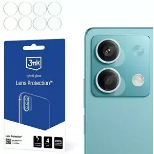 TEMPERED KIJELZŐVÉDŐ FÓLIA 3MK Lens Protect Redmi Note 13 5G Camera lens protection 4pcs kép