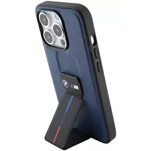 Tok BMW BMHCP15LGSPBIV iPhone 15 Pro 6.1" navy hardcase M Grip Stand Bicolor (BMHCP15LGSPBIV) kép