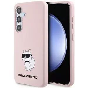 Tok Karl Lagerfeld KLHCS24MSNCHBCP S24+ S926 hardcase pink Silicone Choupette (KLHCS24MSNCHBCP) kép