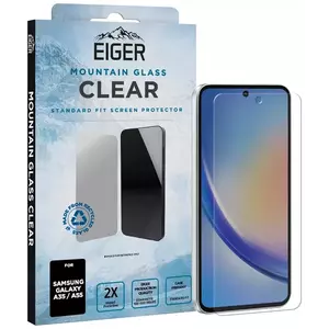 TEMPERED KIJELZŐVÉDŐ FÓLIA Eiger Mountain Glass CLEAR Screen Protector for Samsung A35 / A55 kép