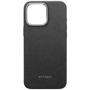 Tok Pitaka MagEZ Case Pro 4, Black/Grey Twill - iPhone 16 Pro (KI1601PPA) kép