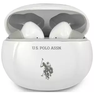 Fejhallgató US Polo Bluetooth Headphones USTWS1WH TWS + Docking Station White (USTWS1WH) kép