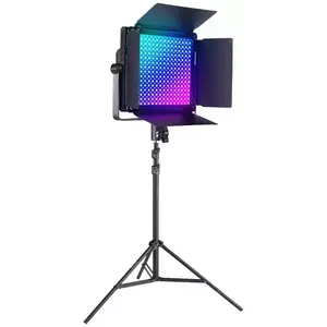 A fény Neewer Kit RGB1200 LED two lamps 60W 2500-8500K + tripods + barndoors kép