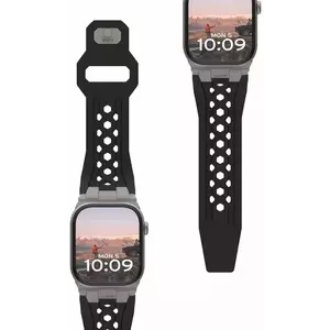 Óraszíj UAG Monarch Strap, black/titanium - Apple Watch 49mm/46mm/45mm/44mm/42mm (194158114036) kép