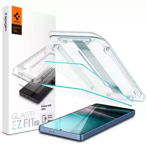 TEMPERED KIJELZŐVÉDŐ FÓLIA Spigen Glass tR EZ Fit HD 2 Pack, transparency - Samsung Galaxy S25 Ultra (AGL09082) kép