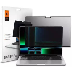 KIJELZŐVÉDŐ FÓLIA Spigen SafeView 1 Pack - MacBook Pro 14" M3 2024/M2 2023/M1 2021 (AFL06158) kép