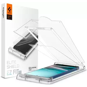 TEMPERED KIJELZŐVÉDŐ FÓLIA Spigen EliteShield EZ Fit HD 1 Pack - Samsung Galaxy S25 Ultra (AFL09083) kép