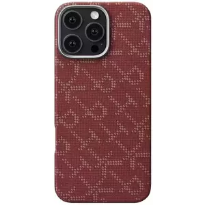 Tok Pitaka Tactile Woven Case, PTK Red/Gold - iPhone 16 Pro Max (KI1602PTKP) kép