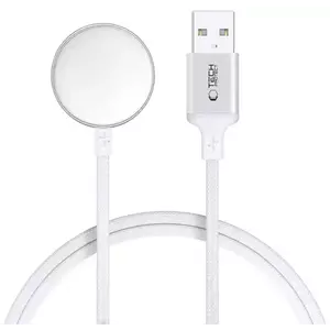 Töltő TECH-PROTECT MC02 ULTRABOOST MAGNETIC CHARGER CABLE 100CM APPLE WATCH WHITE (5906302360093) kép