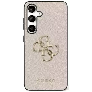 Tok Guess Grained Big 4G Logo Small Classic Logo case for Samsung Galaxy S25 beige (GUHCS25SPGT4MBE) kép