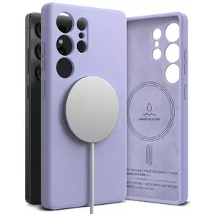 Tok RINGKE SILICONE MAGNETIC MAGSAFE GALAXY S25 ULTRA LAVENDER (8800274969292) kép