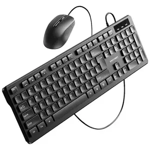 Billentyűzet Vention KTCB0-EN Wired Keyboard + Mouse + Mouse Pad Set (Black) kép