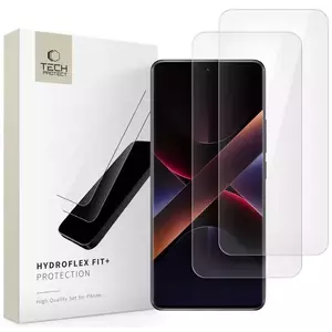 KIJELZŐVÉDŐ FÓLIA TECH-PROTECT HYDROGEL FOIL HYDROFLEX FIT+ 2-PACK XIAOMI REDMI NOTE 14 PRO 5G / 14 PRO+ PLUS 5G / POCO X7 5G CLEAR (5906302361434) kép