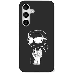 Tok Karl Lagerfeld Silicone Graffiti Ikonik Printed Logo MagSafe Case for Samsung Galaxy S25 Ultra Black (KLHMS25LPNYKGRTK) kép