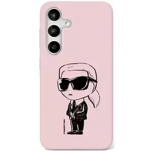 Tok Karl Lagerfeld Silicone Graffiti Ikonik Printed Logo MagSafe Case for Samsung Galaxy S25 Ultra pink (KLHMS25LPNYKGRTP) kép