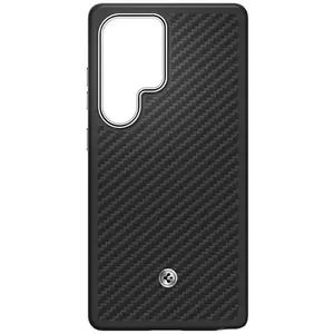 Tok Samsung Spigen Enzo Aramid Magnet Case for Galaxy S25 Ultra Black/Silver (GP-FPS938PGABW) kép