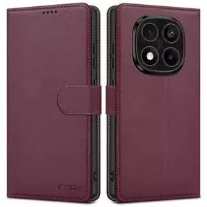 Tok TECH-PROTECT WALLET XIAOMI REDMI NOTE 14 PRO 5G / PRO+ PLUS 5G / POCO X7 5G MULBERRY (5906302361564) kép