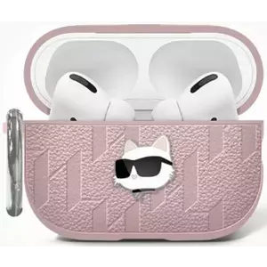 Tok Karl Lagerfeld Monogram Choupette Head case for AirPods 4 pink (KLA4PGCHPP) kép