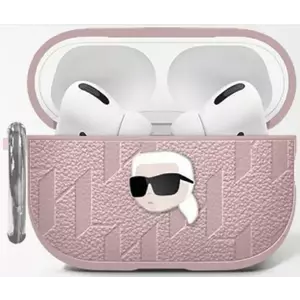 Tok Karl Lagerfeld Monogram Karl Head case for AirPods 4 pink (KLA4PGKIPP) kép