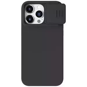 Tok Nillkin CamShield Silky Silicone case for iPhone 15 Pro (classic black)) kép