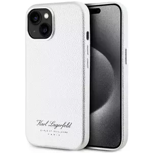 Tok Karl Lagerfeld Grained PU Hotel RSG Case for iPhone 15 Grey (KLHCP15SPGWCMKHG) kép